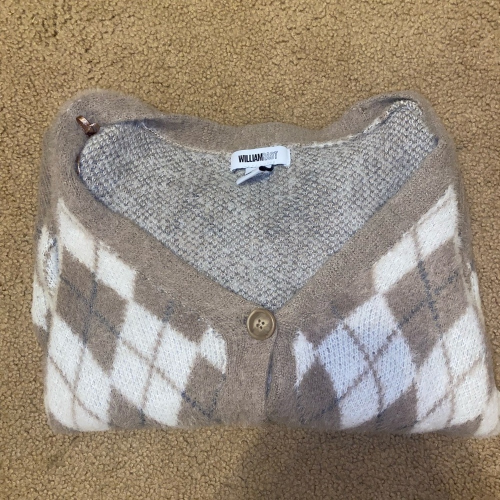 William Rast Cropped Cardigan, size medium